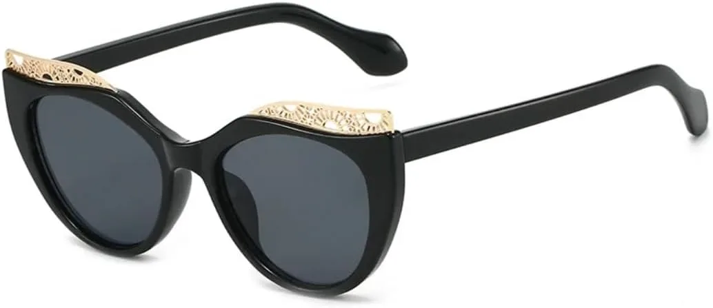 Роскошные солнцезащитные очки «кошачий глаз» в цвете, женские, с ажурной оправой, повседневные, универсальные, мужские, с защитой от УФ-излучения UV400 TVTBBVV, Black
Роскошные солнцезащитные очки «кошачий глаз» в цвете, женские, с ажурной оправой, повседневные, универсальные, мужские, с защитой от УФ-излучения UV400 TVTBBVV, Black