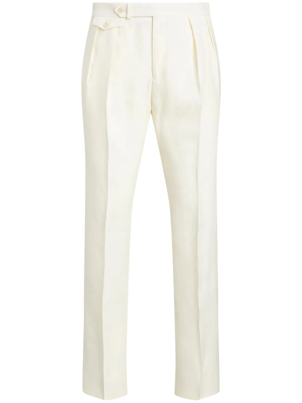 Льняные брюки со складками Polo Ralph Lauren, белый
Льняные брюки со складками Polo Ralph Lauren, белый