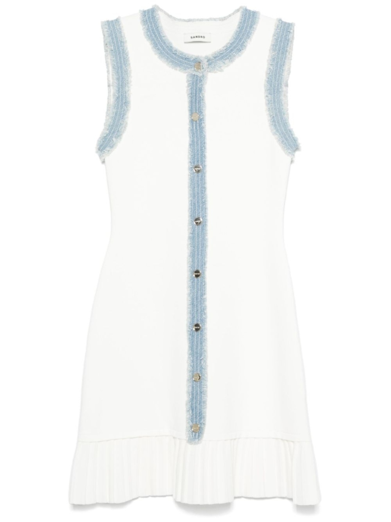 SANDRO трикотажное платье мини, белый
SANDRO трикотажное платье мини, белый