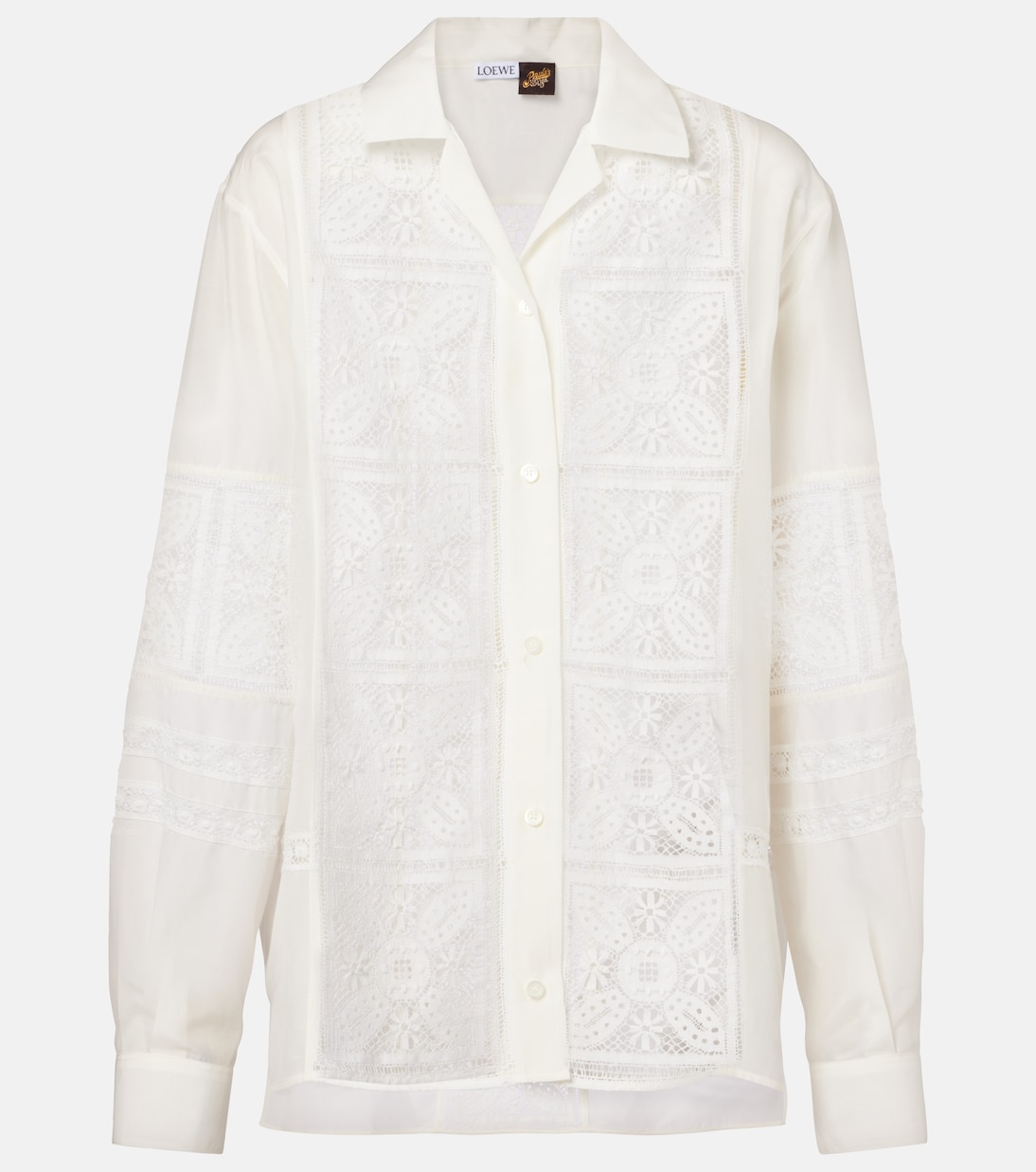 Рубашка Paula's Ibiza из хлопка и шелка Loewe, белый
Рубашка Paula's Ibiza из хлопка и шелка Loewe, белый
