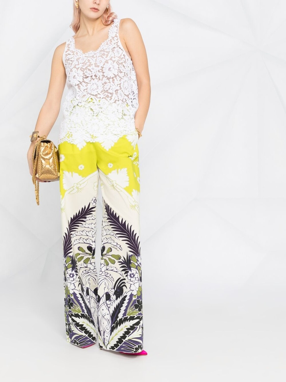 Valentino Garavani брюки с цветочным принтом, желтый
Valentino Garavani брюки с цветочным принтом, желтый