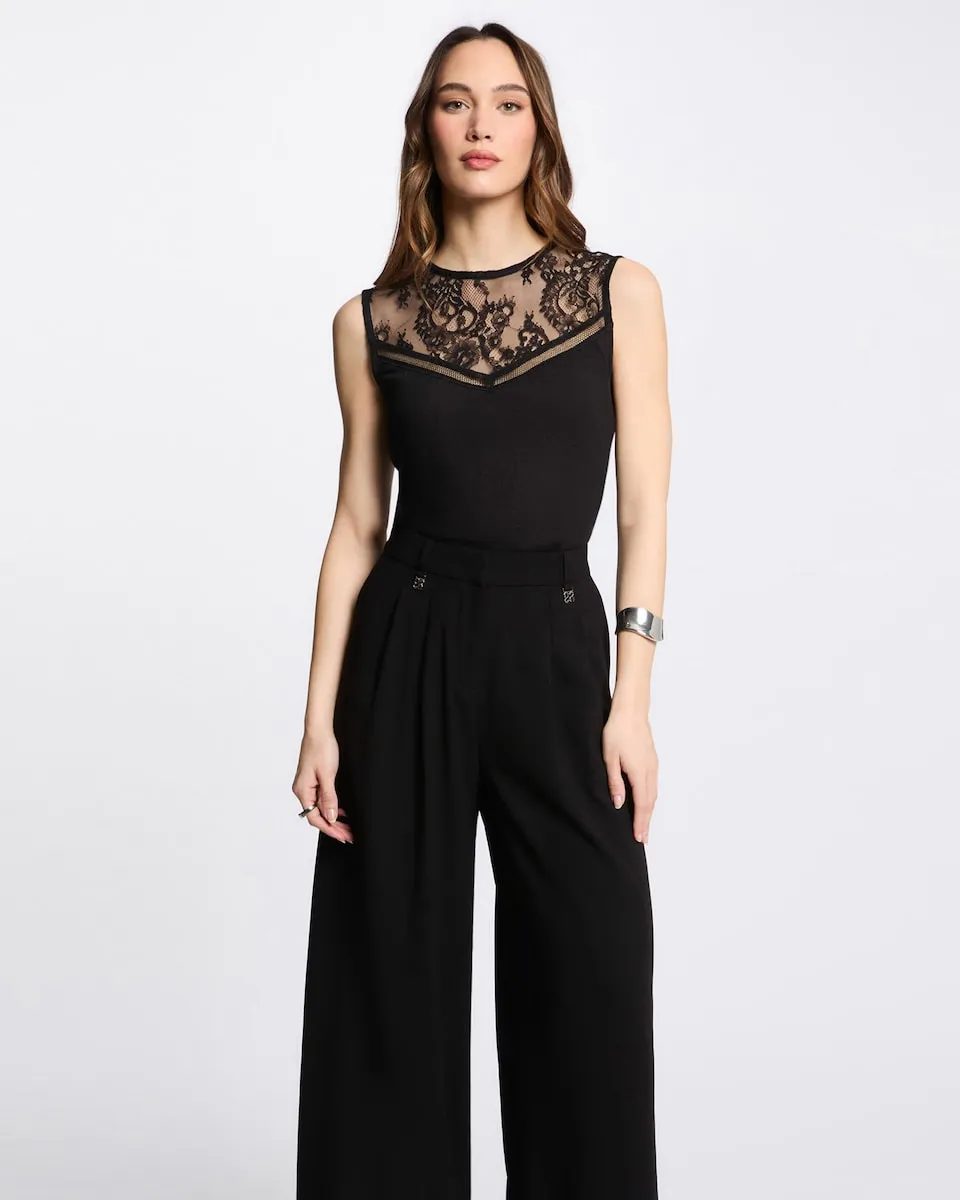 Женская майка без рукавов Morgan, черный
Женская майка без рукавов Morgan, черный