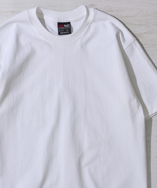 PRO・TAG Футболка с коротким рукавом из плотной ткани, белая
PRO・TAG Футболка с коротким рукавом из плотной ткани, белая