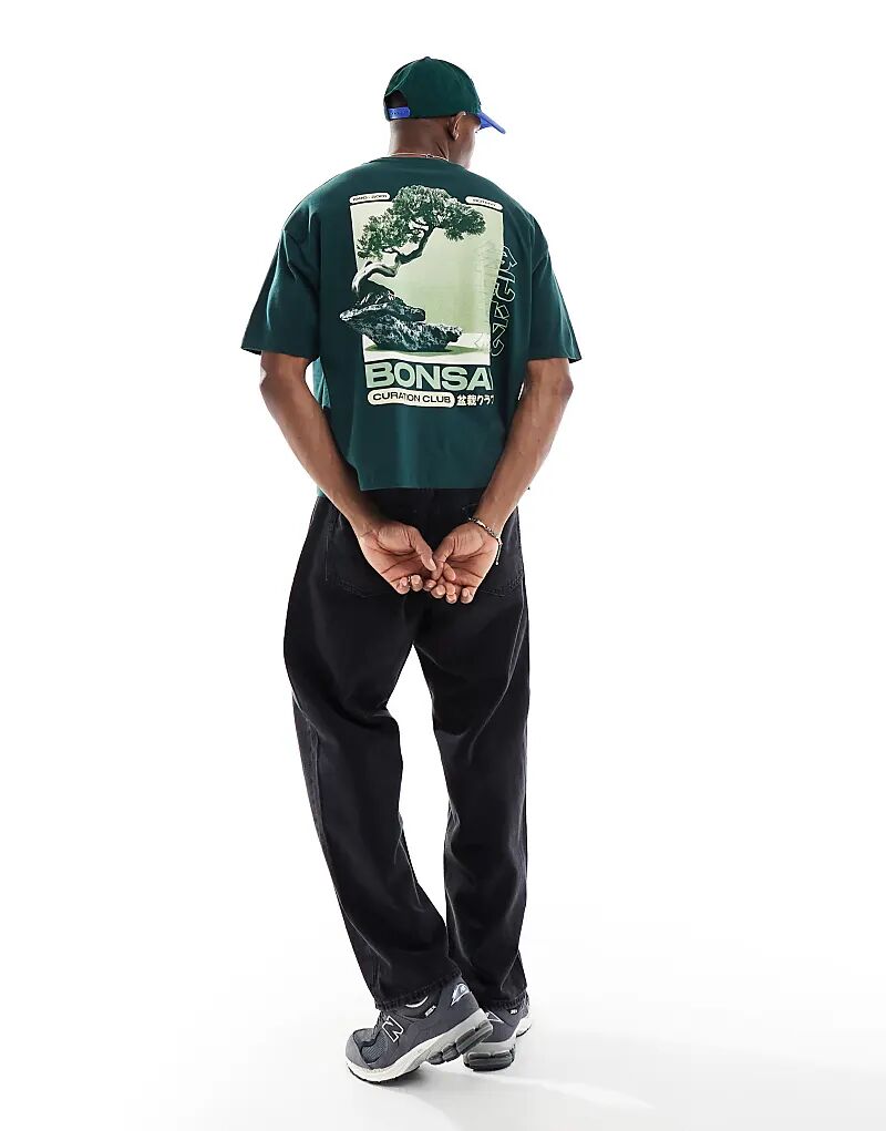 Свободная футболка оверсайз с рисунком бонсай темно-зеленого цвета ASOS DESIGN
Свободная футболка оверсайз с рисунком бонсай темно-зеленого цвета ASOS DESIGN