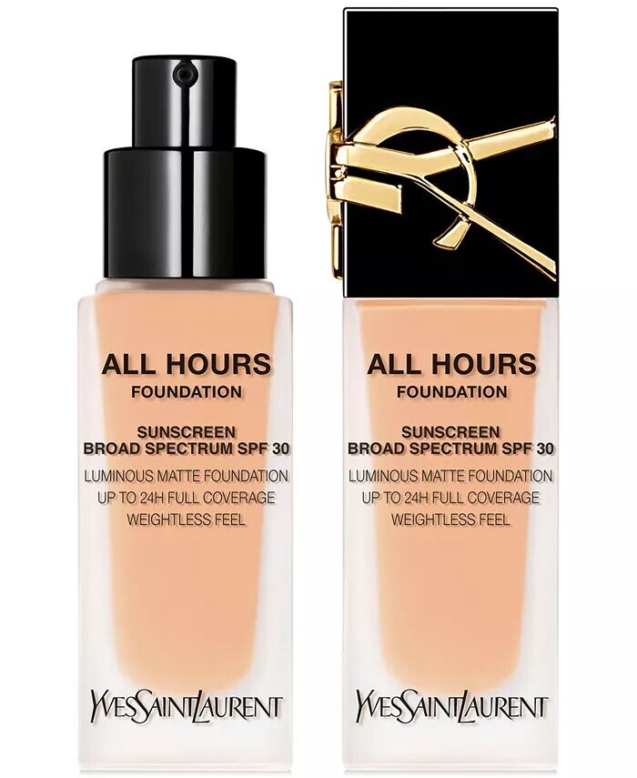 Сияющая матовая основа All Hours SPF 30 Yves Saint Laurent, цвет Lc4
Сияющая матовая основа All Hours SPF 30 Yves Saint Laurent, цвет Lc4