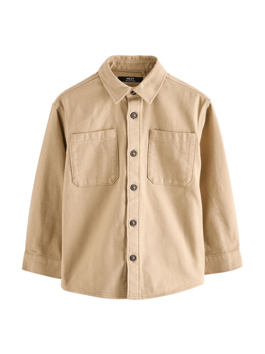 Рубашка на пуговицах классического кроя Next, бежевый
Рубашка на пуговицах классического кроя Next, бежевый