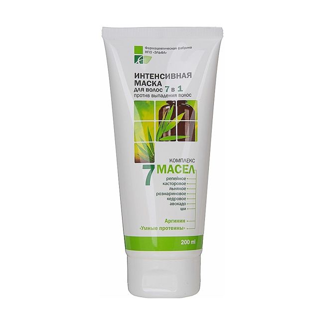 7 в 1 маска для волос против выпадения волос Elfa Pharm, 200 мл
7 в 1 маска для волос против выпадения волос Elfa Pharm, 200 мл