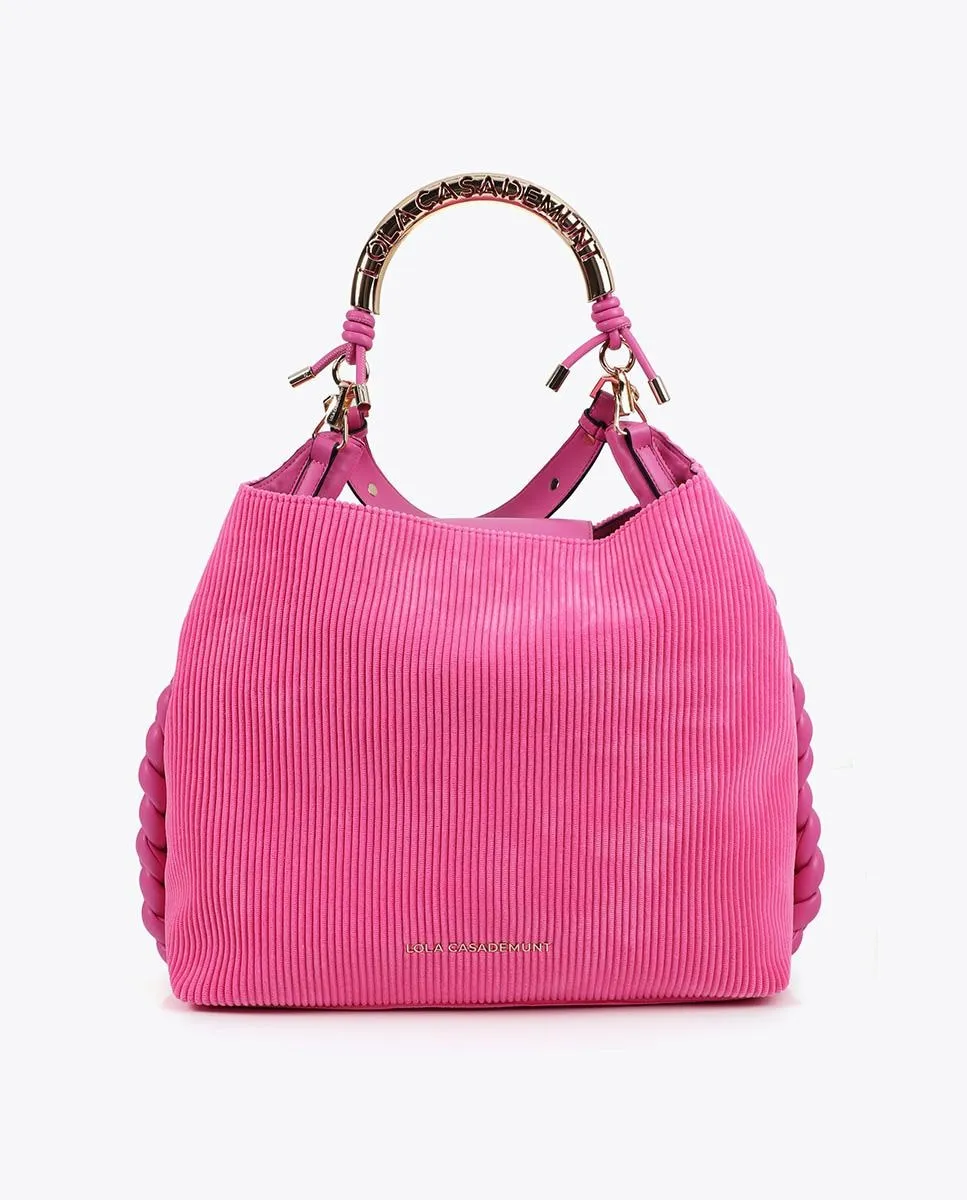 Сумка-шоппер через плечо с персонализированной металлической ручкой Lola Casademunt, розовый
Сумка-шоппер через плечо с персонализированной металлической ручкой Lola Casademunt, розовый