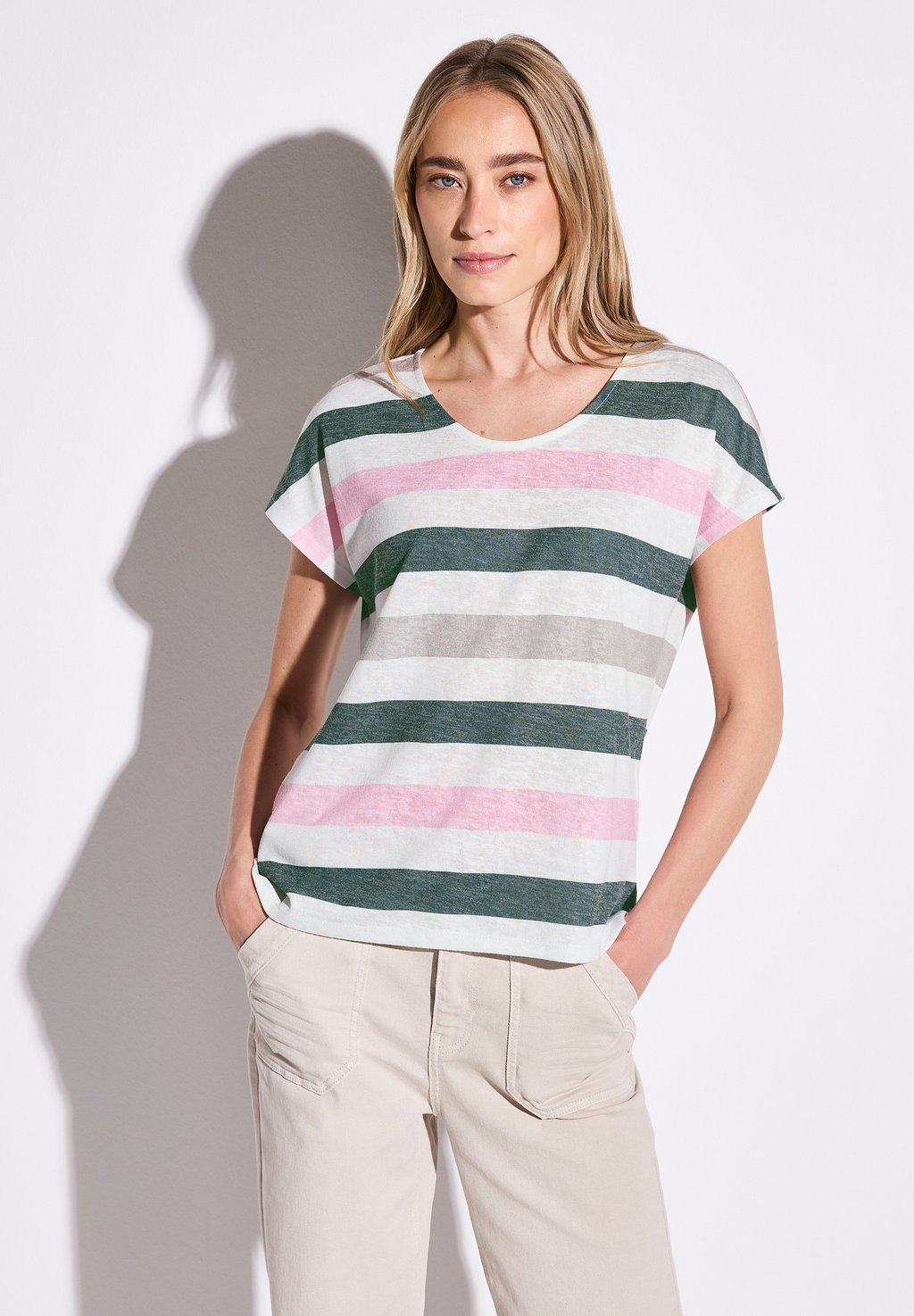 Футболка с принтом GESTREIFTES Street One, кремовый
Футболка с принтом GESTREIFTES Street One, кремовый