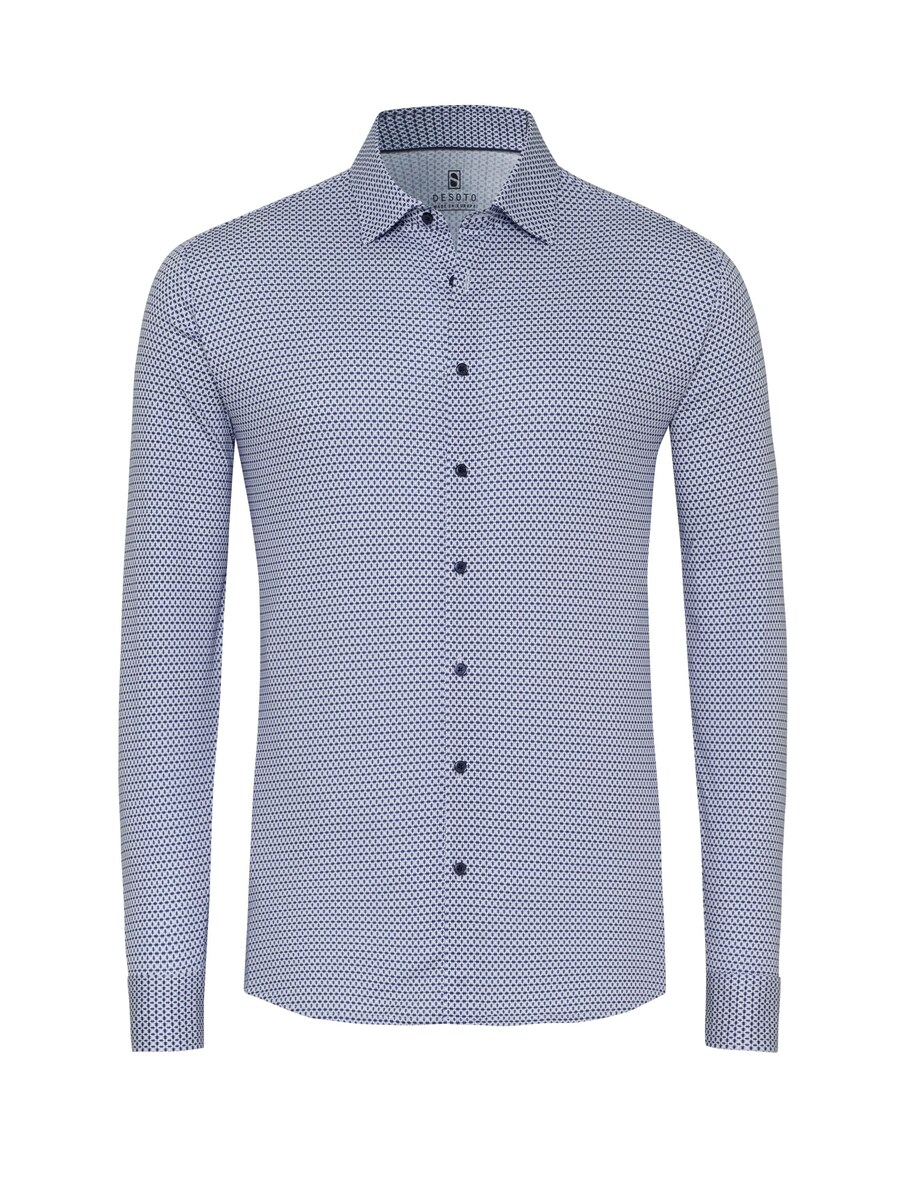 Приталенная рубашка на пуговицах DESOTO, темно-синий
Приталенная рубашка на пуговицах DESOTO, темно-синий