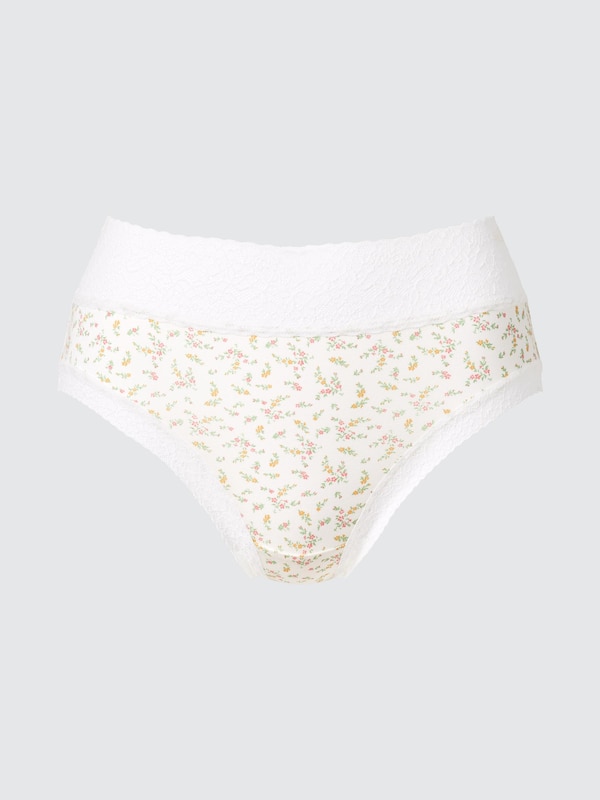 Трусы с высокой посадкой с цветочным принтом Uniqlo, 01 off white
Трусы с высокой посадкой с цветочным принтом Uniqlo, 01 off white