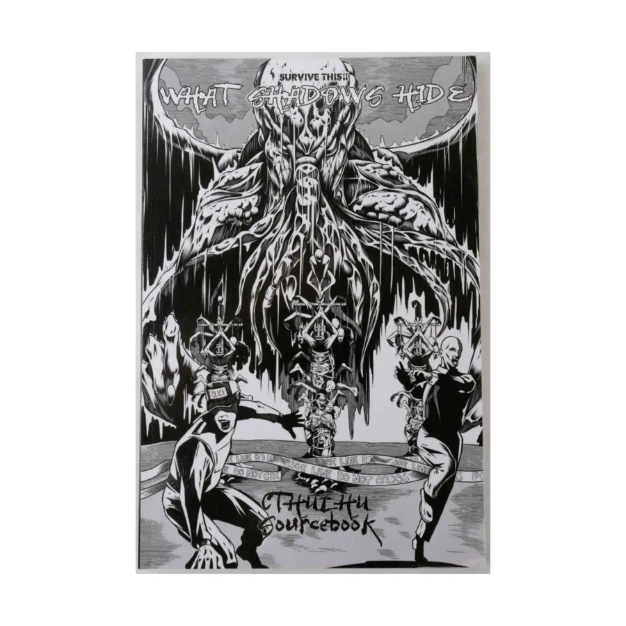 What Shadows Hide - Cthulhu Sourcebook (POD, Black & White), Survive This!!, мягкая обложка
What Shadows Hide - Cthulhu Sourcebook (POD, Black & White), Survive This!!, мягкая обложка