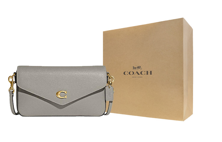 COACH Сумка через плечо из кожи коровы Вин малого размера женская серая
COACH Сумка через плечо из кожи коровы Вин малого размера женская серая