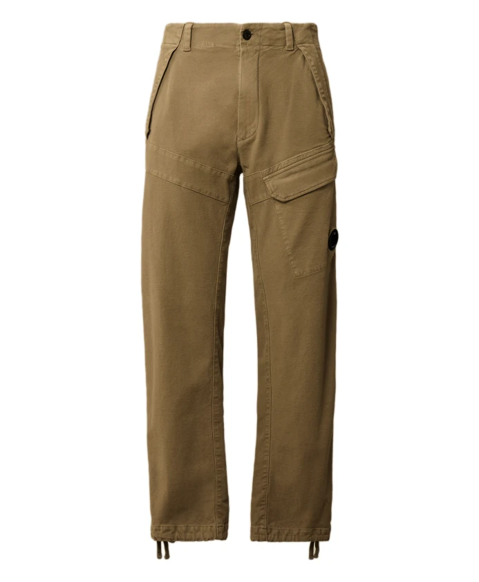 Хлопковые брюки-карго C.P. Company, зеленый
Хлопковые брюки-карго C.P. Company, зеленый