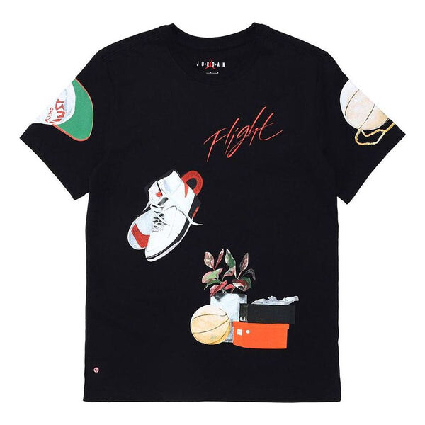 Футболка Men's Air Jordan Shoes Pattern Printing Round Neck Pullover Short Sleeve Black T-Shirt, черный
Футболка Men's Air Jordan Shoes Pattern Printing Round Neck Pullover Short Sleeve Black T-Shirt, черный