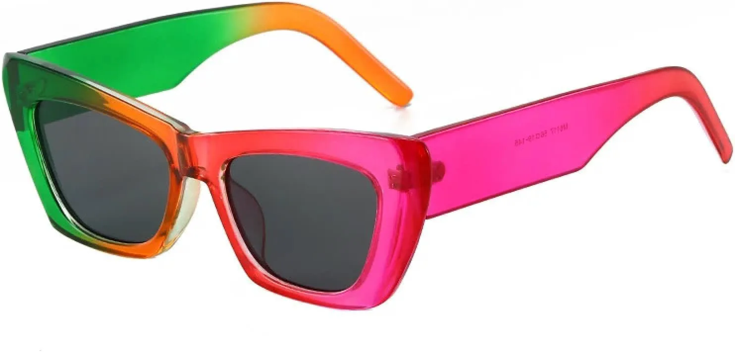 Модные женские солнцезащитные очки с градиентной оправой и цветными вставками, модель «кошачий глаз», прозрачные, для активного отдыха TVTBBVV, C4redgrey
Модные женские солнцезащитные очки с градиентной оправой и цветными вставками, модель «кошачий глаз», прозрачные, для активного отдыха TVTBBVV, C4redgrey