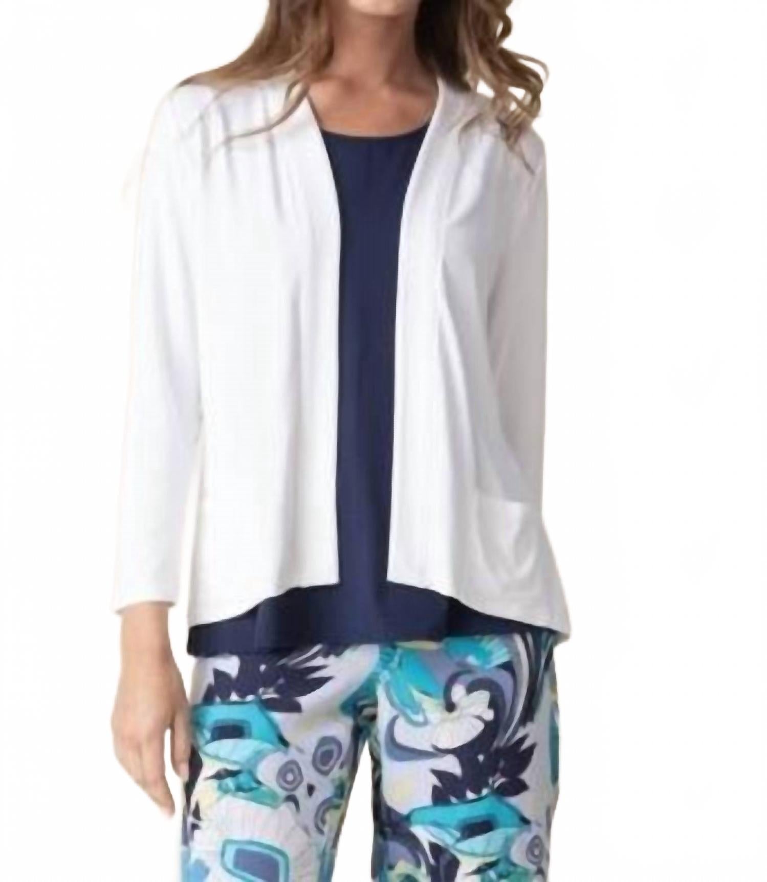 Habitat Вязаная куртка Core Travel с присборенной спинкой и открытым передом, белого цвета
Habitat Вязаная куртка Core Travel с присборенной спинкой и открытым передом, белого цвета