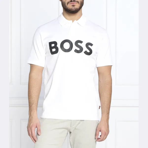 Рубашка-Поло стандартного кроя с логотипом Pebilogo Boss, белый
Рубашка-Поло стандартного кроя с логотипом Pebilogo Boss, белый