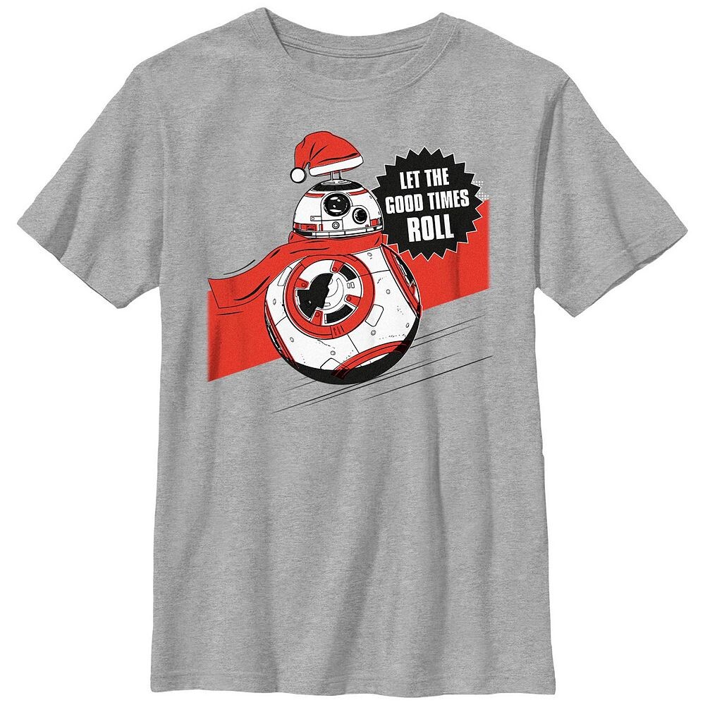 Рождественская футболка BB-8 «Звездные войны» для мальчиков 8–20 лет. Футболка с рисунком шляпы Санты «Пусть идут хорошие времена» Star Wars, цвет Athletic Heather
Рождественская футболка BB-8 «Звездные войны» для мальчиков 8–20 лет. Футболка с рисунком шляпы Санты «Пусть идут хорошие времена» Star Wars, цвет Athletic Heather