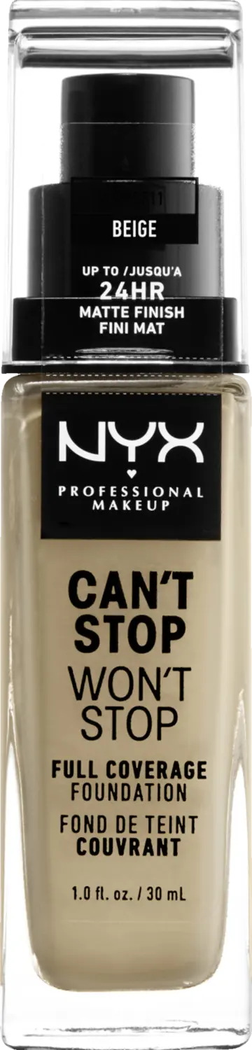 Тональный крем NYX Professional MakeUp Can't Stop Won't Stop Foundation 11 Beige
Тональный крем NYX Professional MakeUp Can't Stop Won't Stop Foundation 11 Beige