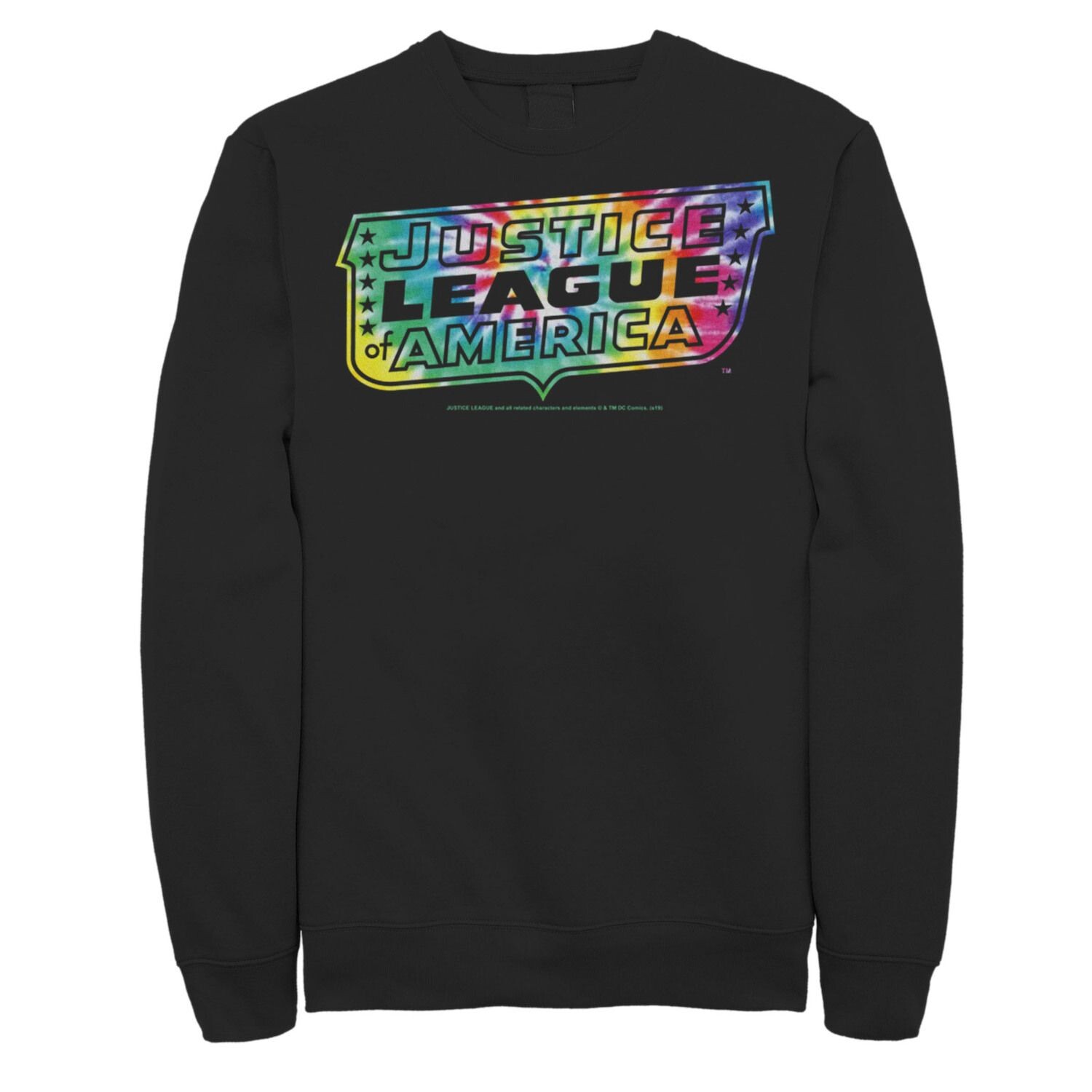 Мужская флисовая толстовка с логотипом DC Comics «Лига справедливости тай-дай» Licensed Character, черный
Мужская флисовая толстовка с логотипом DC Comics «Лига справедливости тай-дай» Licensed Character, черный