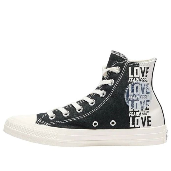 Кроссовки chuck taylor all star high 'love fearlessly' Converse, черный
Кроссовки chuck taylor all star high 'love fearlessly' Converse, черный