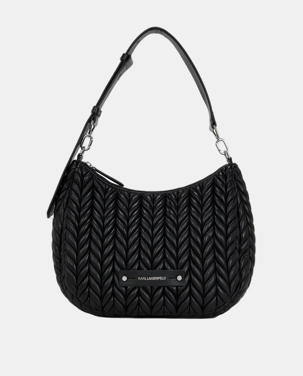 Большая сумка через плечо из переработанного полиамида с застежкой-молнией Karl Lagerfeld, черный
Большая сумка через плечо из переработанного полиамида с застежкой-молнией Karl Lagerfeld, черный
