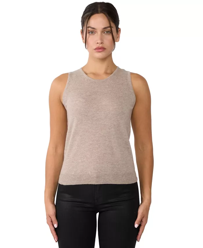 Женские майки из 100% кашемира, безрукавки, свитер с круглым вырезом JENNIE LIU, коричневый
Женские майки из 100% кашемира, безрукавки, свитер с круглым вырезом JENNIE LIU, коричневый