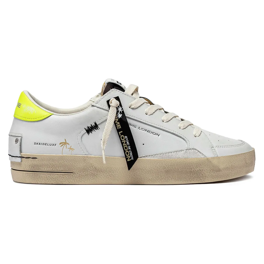 Кроссовки Crime London SK8 Deluxe, белый
Кроссовки Crime London SK8 Deluxe, белый