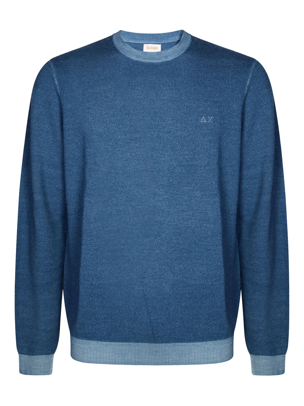 Свитер с вышитым логотипом Sun68, синий
Свитер с вышитым логотипом Sun68, синий