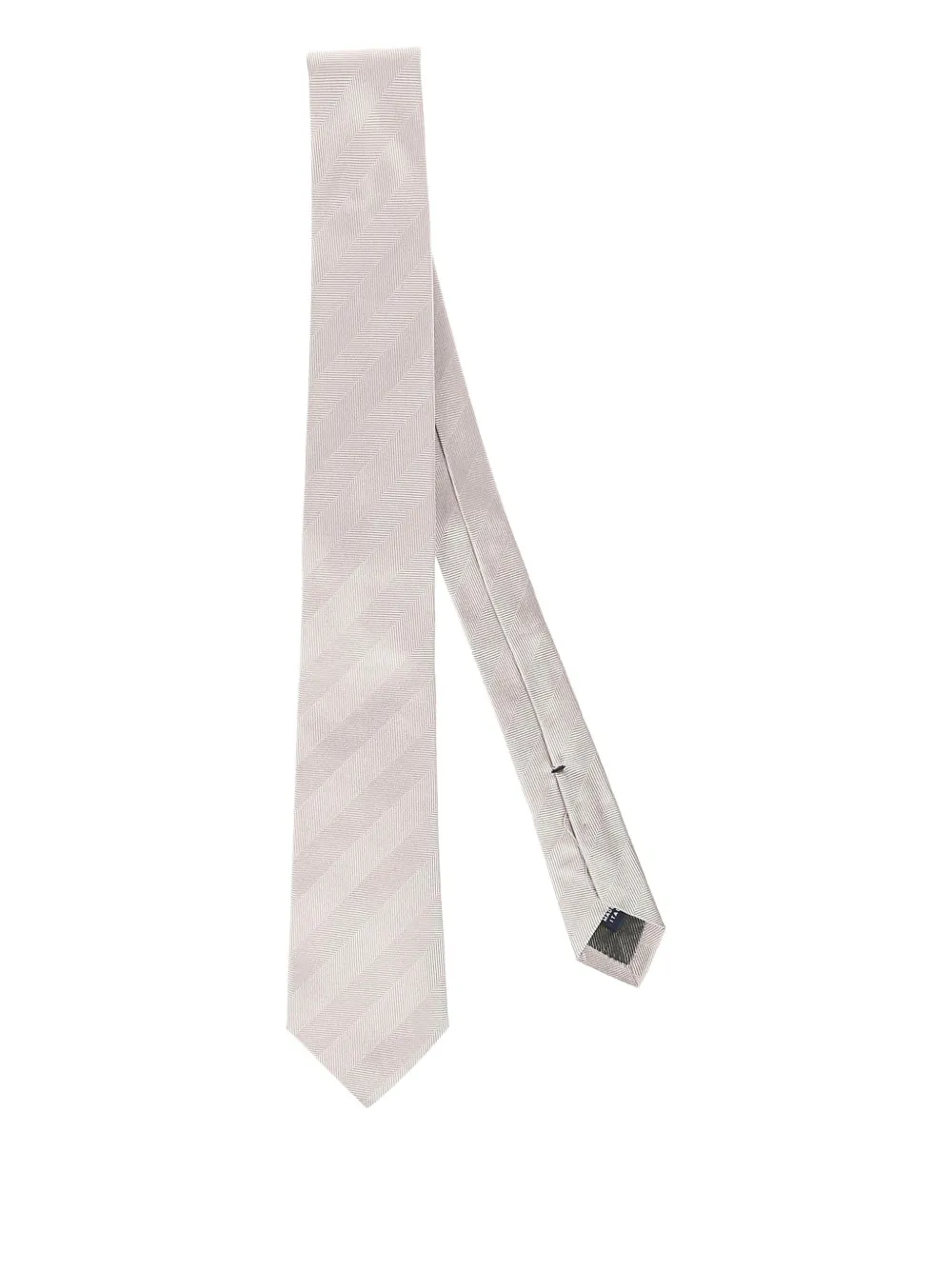 Шелковый галстук с узором в елочку Errico Formicola, нейтральный
Шелковый галстук с узором в елочку Errico Formicola, нейтральный