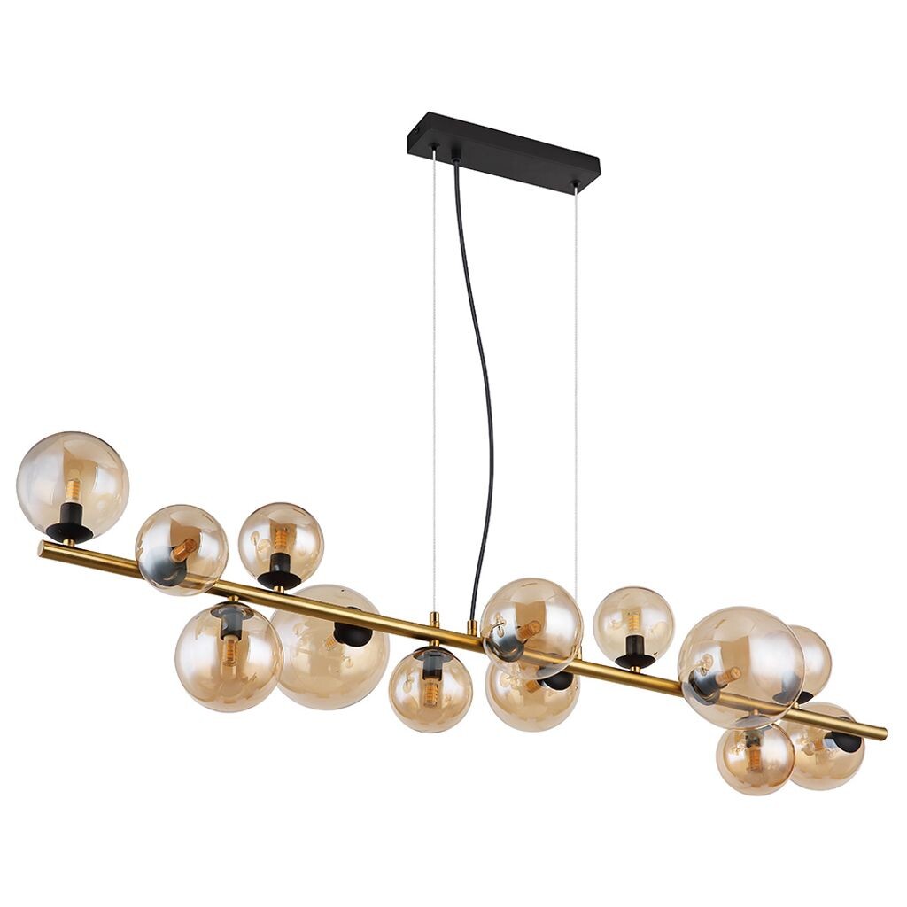 Светодиодный подвесной светильник, металл, янтарное стекло, L 118 см Globo Lighting
Светодиодный подвесной светильник, металл, янтарное стекло, L 118 см Globo Lighting