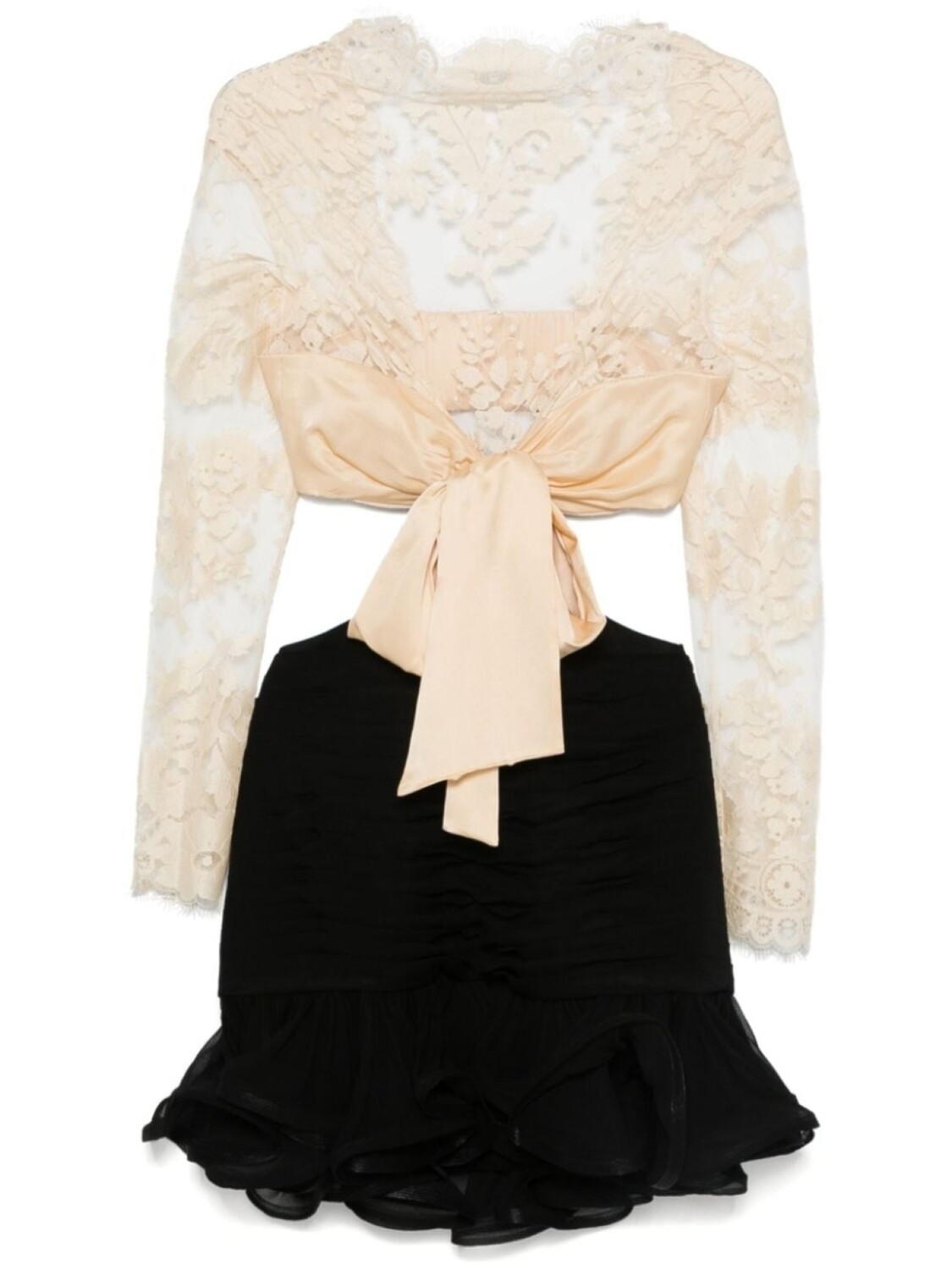 ZIMMERMANN иллюстрация Платье мини с оборками, нейтральный цвет
ZIMMERMANN иллюстрация Платье мини с оборками, нейтральный цвет