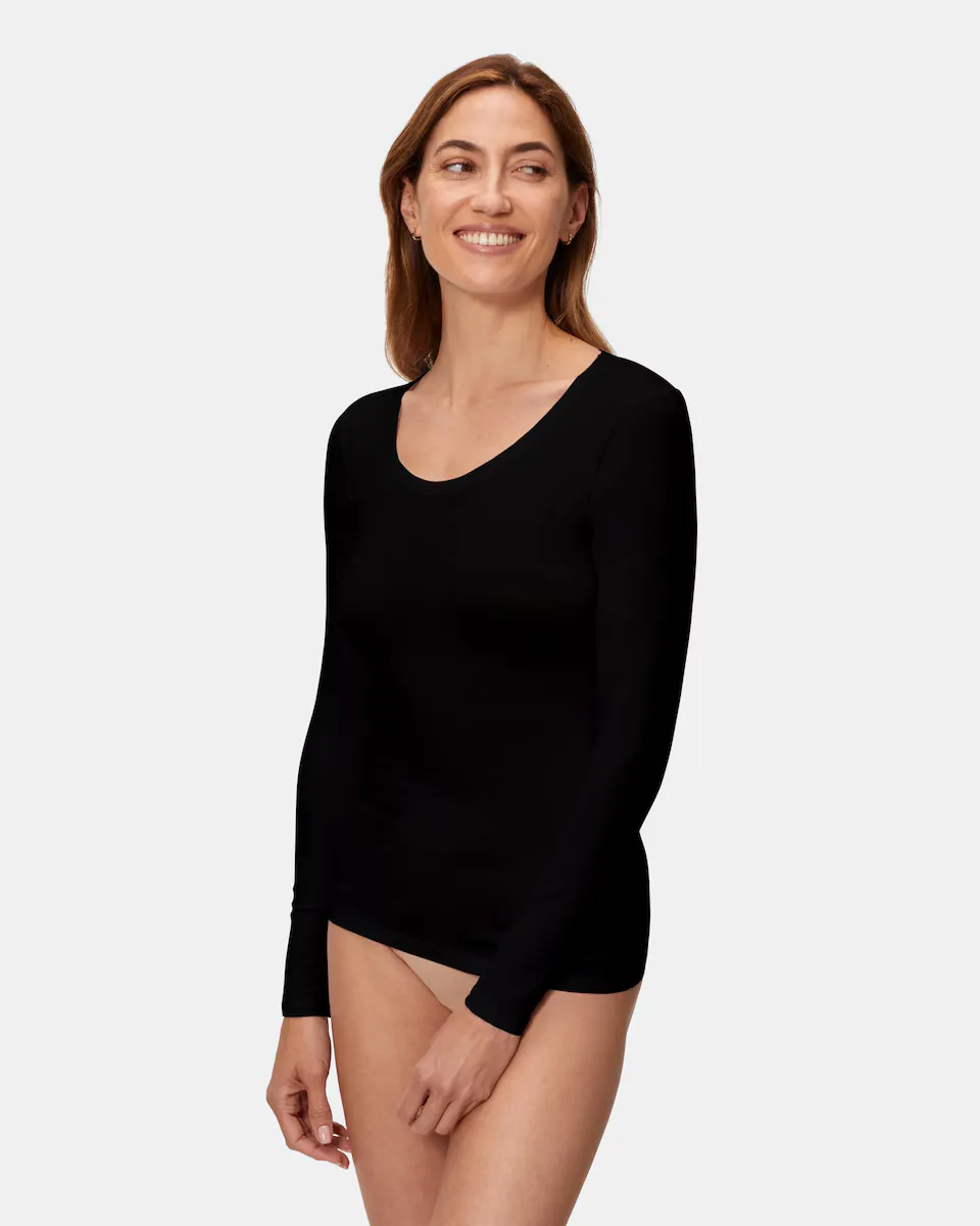 Thermaltech ультратонкая женская термофутболка с длинными рукавами Playtex, черный
Thermaltech ультратонкая женская термофутболка с длинными рукавами Playtex, черный