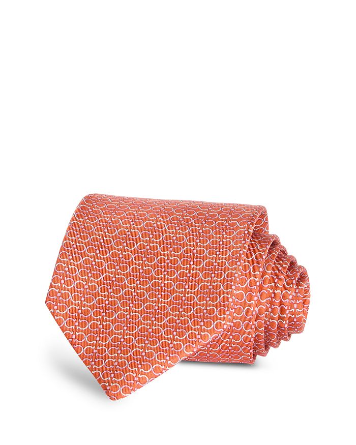 Шелковый классический галстук Gancini Ferragamo, оранжевый
Шелковый классический галстук Gancini Ferragamo, оранжевый