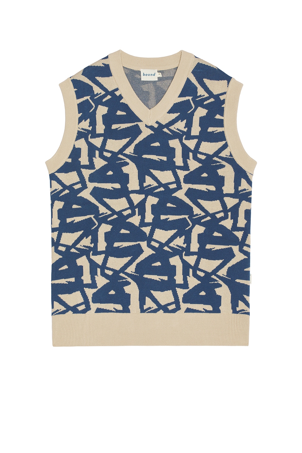 Абстрактный океанский жилет Bound, blue & beige
Абстрактный океанский жилет Bound, blue & beige