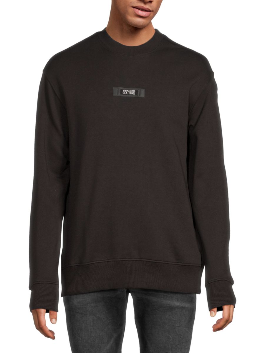 Хлопковая толстовка с логотипом Box Versace Jeans Couture, черный
Хлопковая толстовка с логотипом Box Versace Jeans Couture, черный