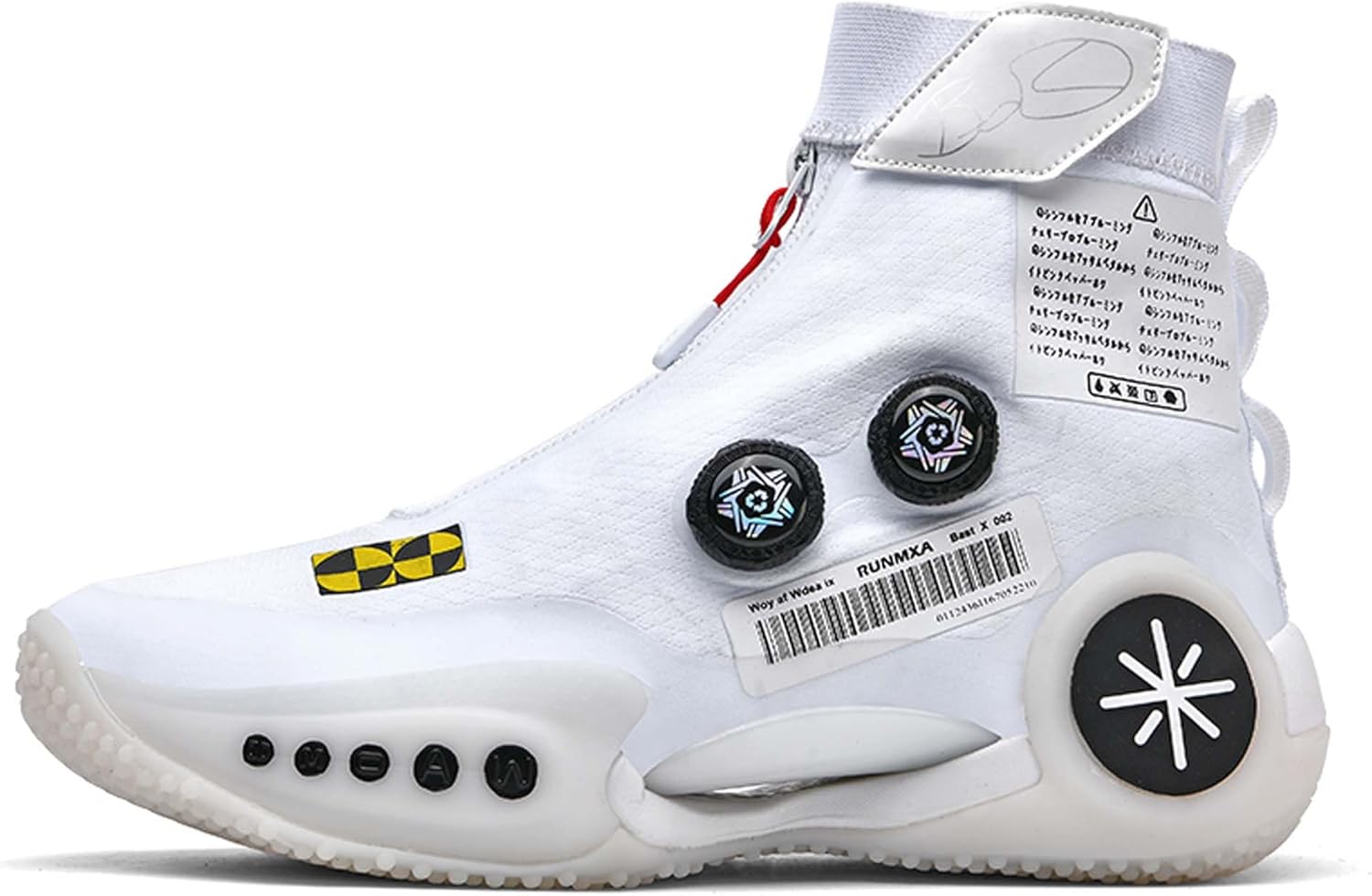 Высокие баскетбольные кроссовки для мужчин и женщин с застежкой на пряжку, удобные, дышащие, для повседневной ходьбы, с высокой эластичностью, для бега, тенниса, соревновательных игр, противоскользящие, для прыжков Ksyvucrd, белый
Высокие баскетбольные кроссовки для мужчин и женщин с застежкой на пряжку, удобные, дышащие, для повседневной ходьбы, с высокой эластичностью, для бега, тенниса, соревновательных игр, противоскользящие, для прыжков Ksyvucrd, белый