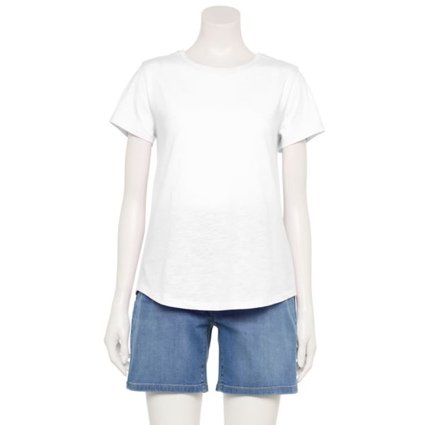 Женская адаптивная повседневная футболка с коротким рукавом Sonoma Goods For Life, цвет vital white
Женская адаптивная повседневная футболка с коротким рукавом Sonoma Goods For Life, цвет vital white