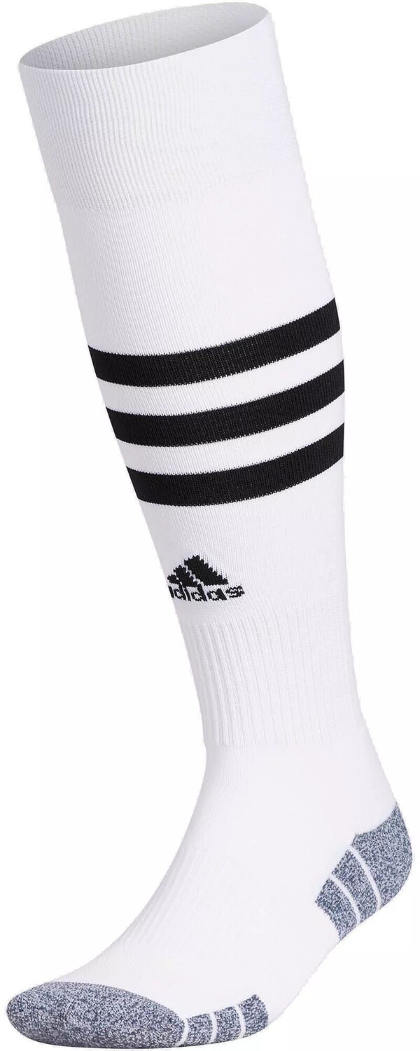 Футбольные носки Adidas с 3 полосками, белый
Футбольные носки Adidas с 3 полосками, белый
