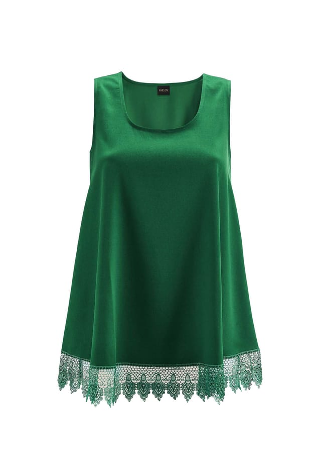Топ с кружевом Madeleine, зеленый
Топ с кружевом Madeleine, зеленый