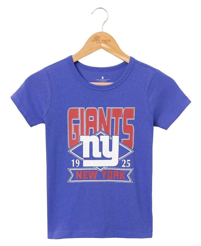 Футболка унисекс NFL New York Giants Overtime — Little Kid, Big Kid Junk Food Clothing, синий
Футболка унисекс NFL New York Giants Overtime — Little Kid, Big Kid Junk Food Clothing, синий