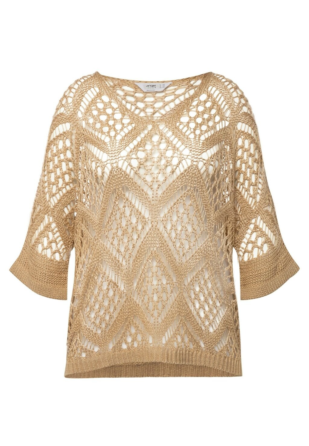 Вязаный свитер V-Ausschnitt Angel of Style, бежевый
Вязаный свитер V-Ausschnitt Angel of Style, бежевый