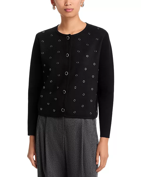 Куртка из смешанных материалов с люверсами Sioni, черный
Куртка из смешанных материалов с люверсами Sioni, черный