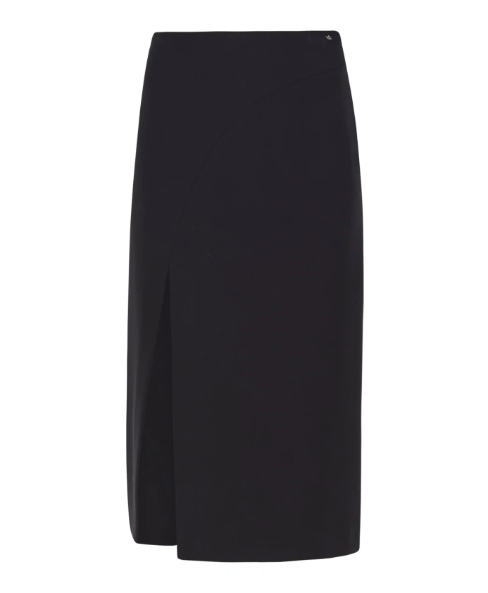 Черная юбка миди с двойной трикотажной молнией Ottod'Ame, черный
Черная юбка миди с двойной трикотажной молнией Ottod'Ame, черный