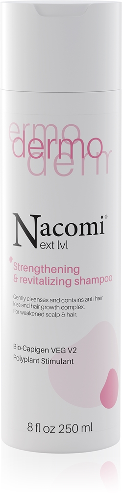 Укрепляющий и восстанавливающий шампунь нового уровня Nacomi, 250 мл
Укрепляющий и восстанавливающий шампунь нового уровня Nacomi, 250 мл