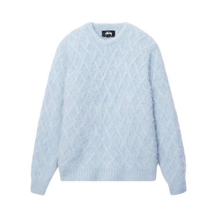 Свитер Stussy Fuzzy Lattice Crew 'Ice', синий
Свитер Stussy Fuzzy Lattice Crew 'Ice', синий