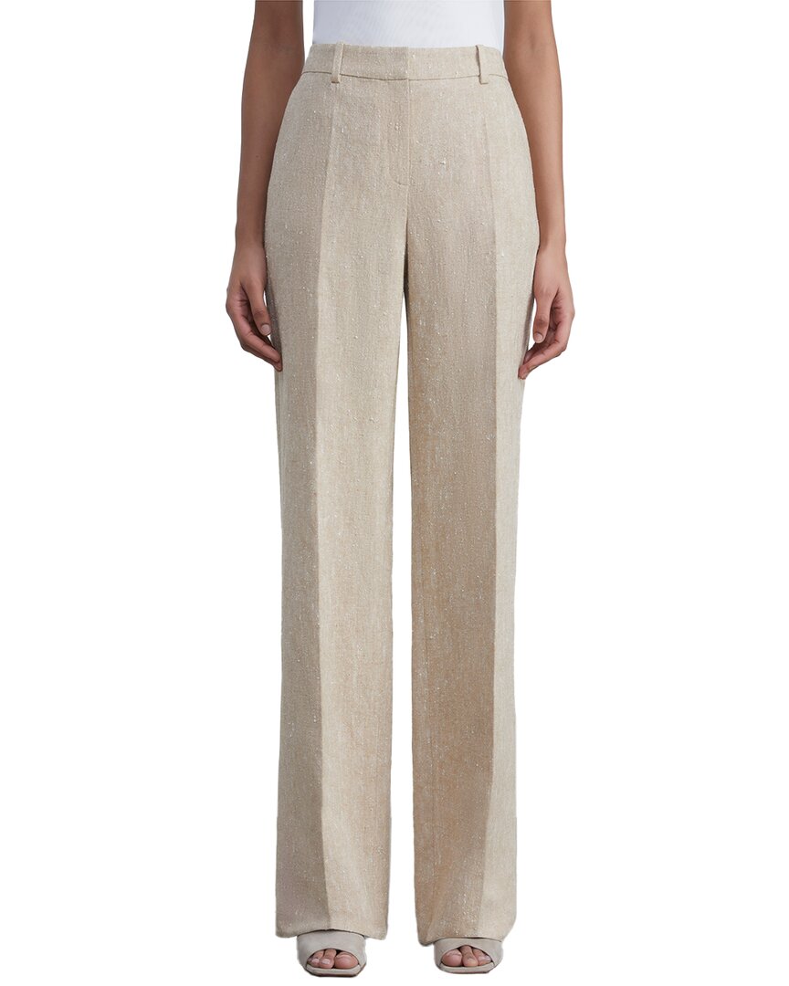 Лафайетт 148 Нью-Йорк Гейтс Полноразмерные брюки из льна и смесового шелка Lafayette 148 New York, коричневый
Лафайетт 148 Нью-Йорк Гейтс Полноразмерные брюки из льна и смесового шелка Lafayette 148 New York, коричневый