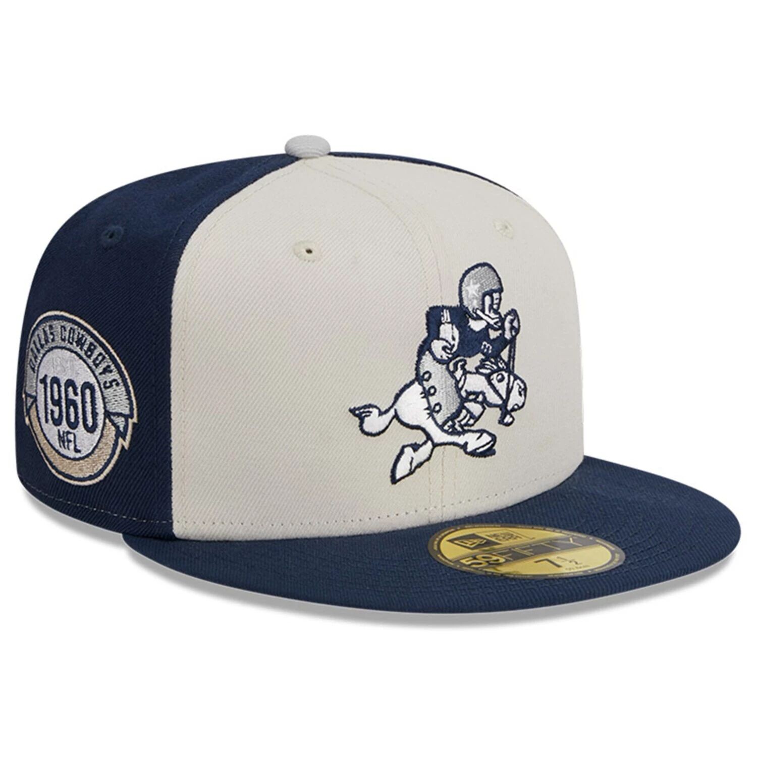 Мужская облегающая шляпа New Era кремового/темно-синего цвета Dallas Cowboys 2023 Sideline Historic 59FIFTY
Мужская облегающая шляпа New Era кремового/темно-синего цвета Dallas Cowboys 2023 Sideline Historic 59FIFTY