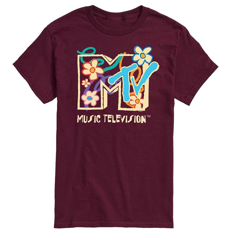 Мужская футболка с цветочным логотипом MTV и графическим рисунком Licensed Character, красный
Мужская футболка с цветочным логотипом MTV и графическим рисунком Licensed Character, красный